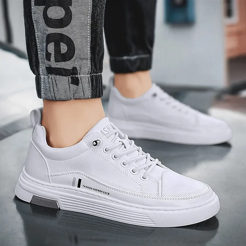 Fashion Versatile Men Shoes Spring autumn New Mens Board Shoe Simple Thick Soled Men Casual Shoe Comfort Breathable Single Shoes