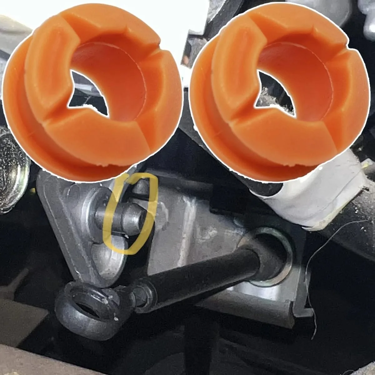 3xorange Gearbox Repair Kit Shifter Linkage End Grommet Clips134193 349351LA0A 349357S00 34935ZQ60A 34935ZR00A For Nissan Armada