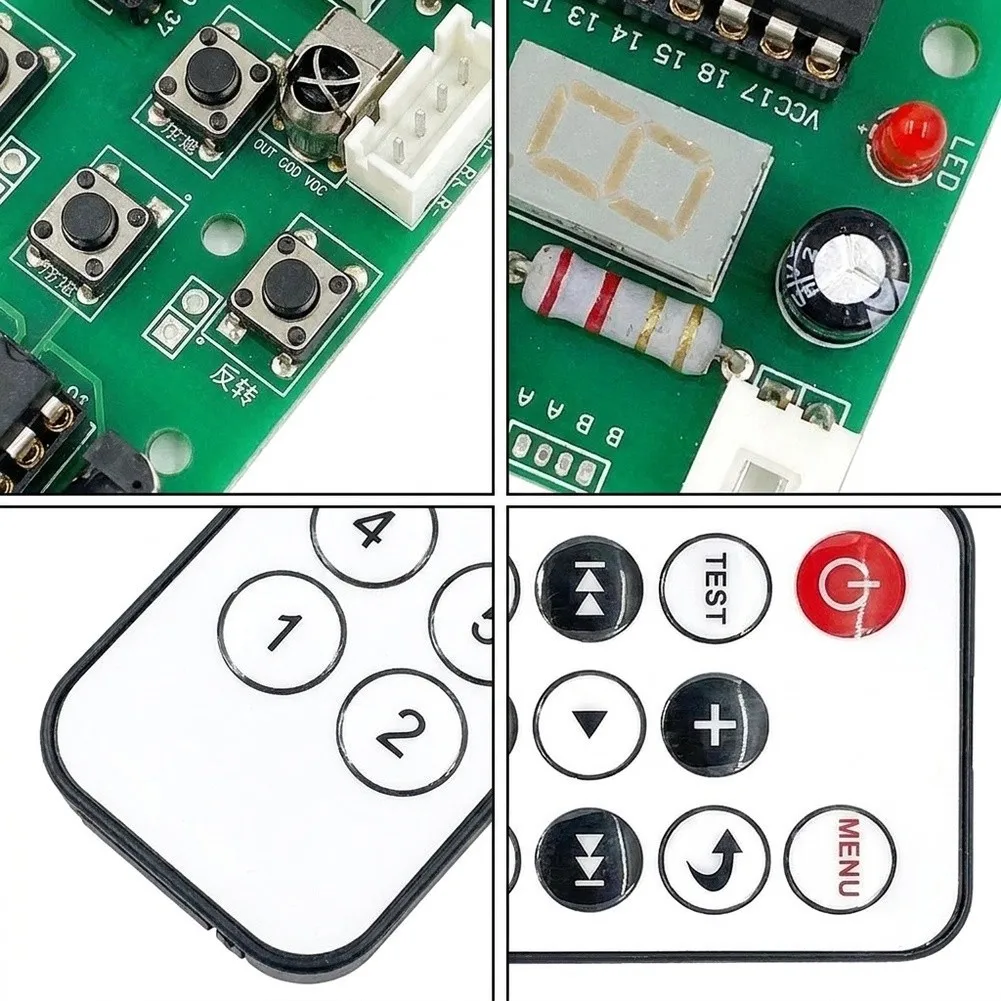 For Mini For 2-Phase Stepper Motor Driver Controller With Remote Control Adjustable CW/CCW Four-wire And Six-wire Stepper Motors