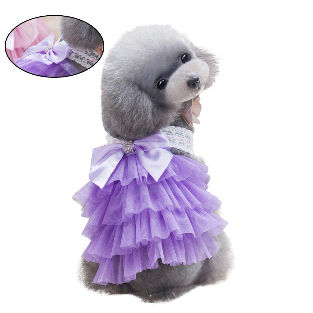 

Dachshund Dog Suspender Skirt Bridesmaid Princess Dress Pet Costumes for Small Dogs
