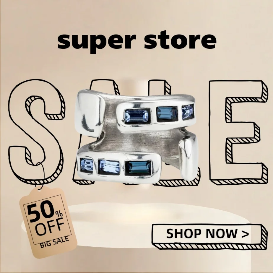 

2025 UHO Europe and America Original New Product Silvery Unique Irregular Design Gemstone Ring Women's Valentine's Day Gift