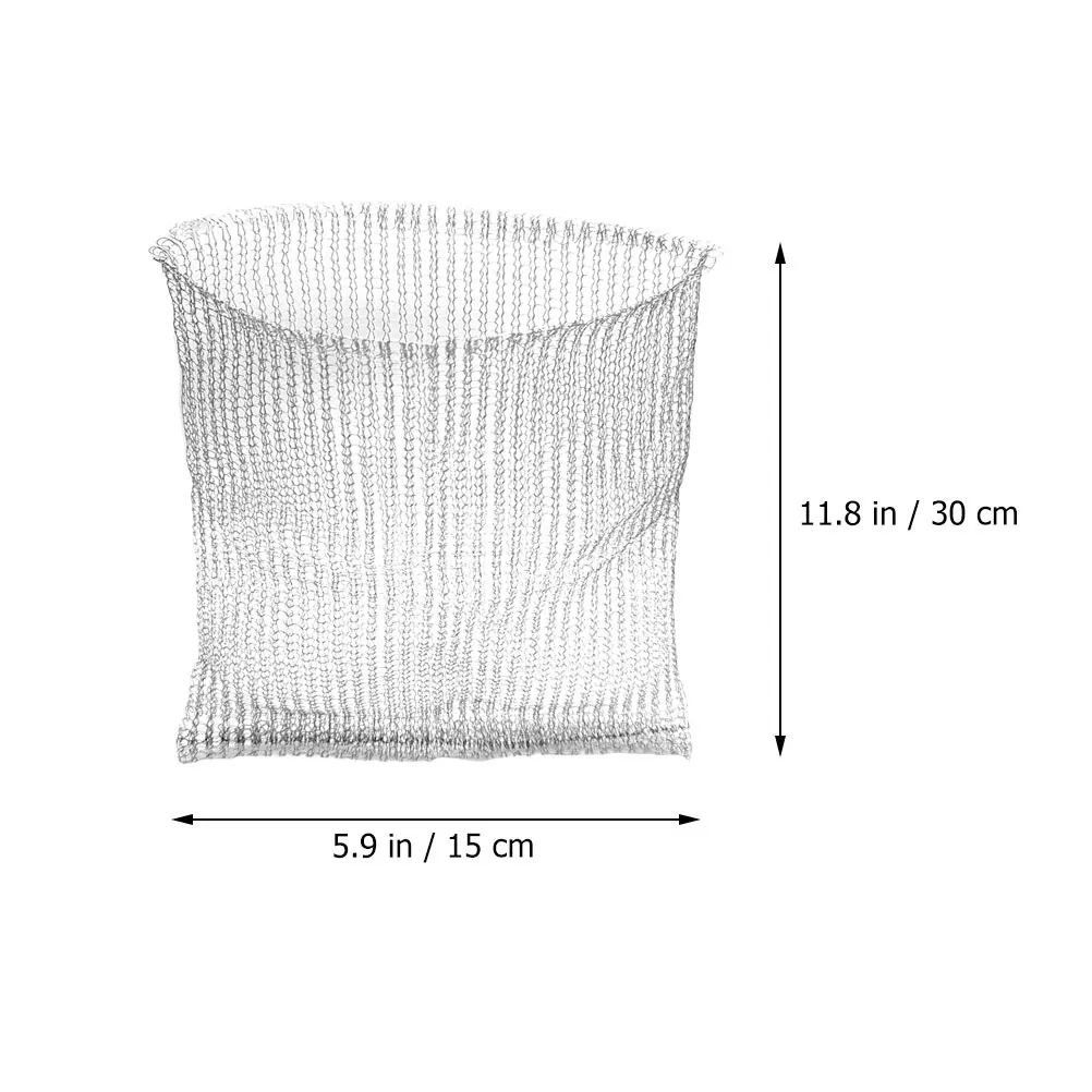 

Metal Mesh Bag Flower Root Protectors Protection Plants Protective Net Stainless Steel Gardening