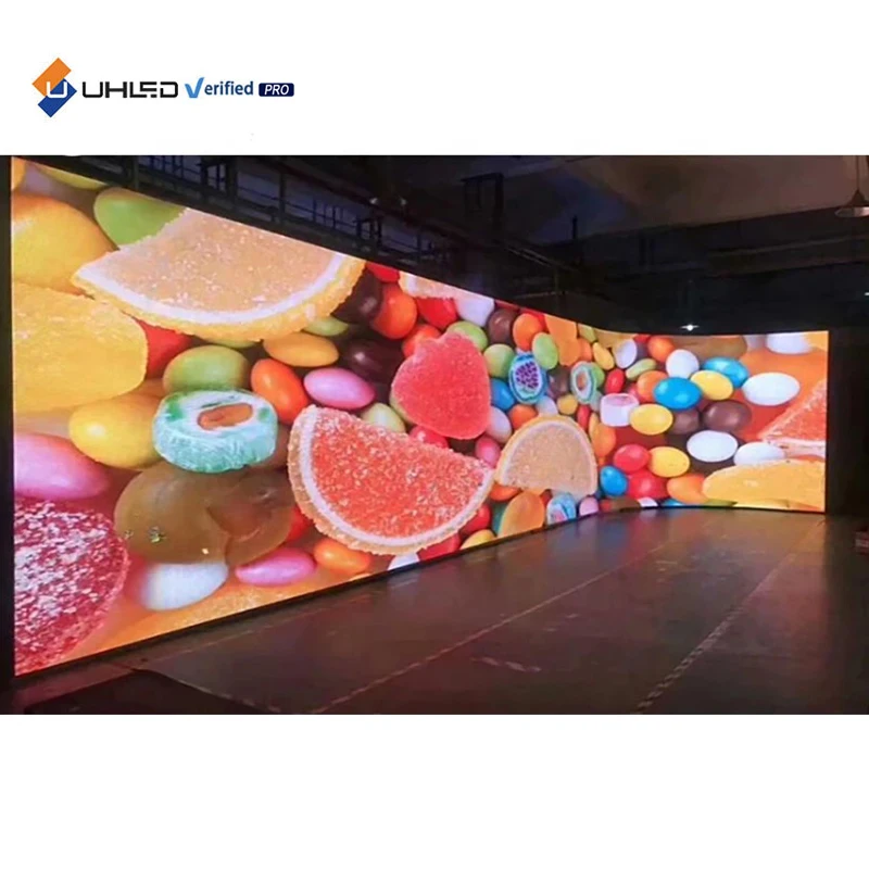 

UHLED для использования в помещении, простой в установке светодиодный дисплей, высококачественная светодиодная видеостена P1.2 P1.5 P1.8 P2 P2.5, полноцветный светодиодный экран