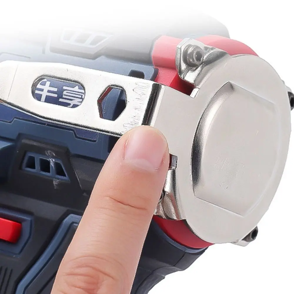 New Steel Drill Belt Hook Cordless Knock-proof Cordless Drill Hanger Waterproof Wear Resistant Drill Waist Hanger Workshop Use
