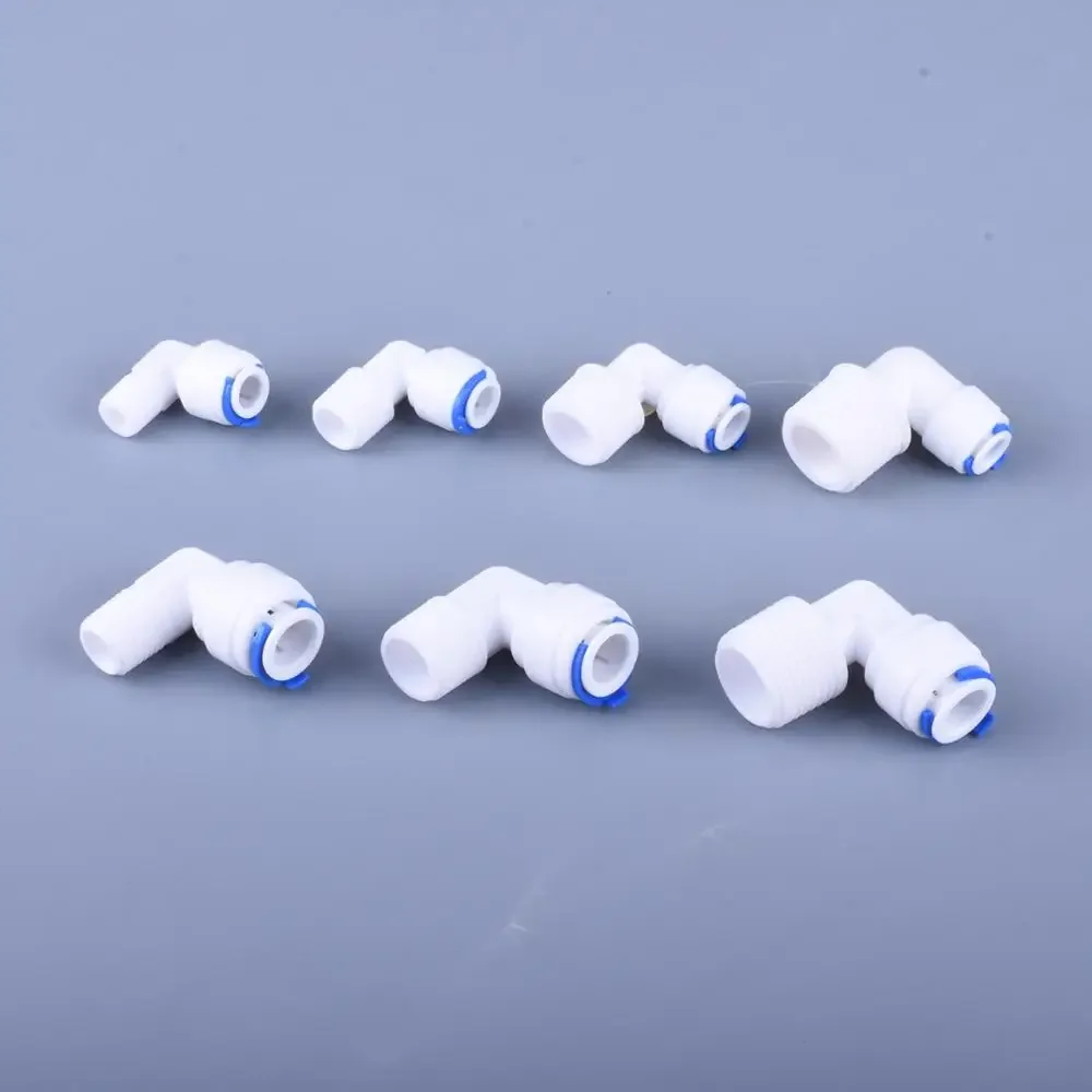 

Фитинг для шланга типа L 1/4 "3/8" Фитинги для системы RO-фильтра Крепление для воды Быстрый соединитель с резьбой Сантехника Обустройство дома