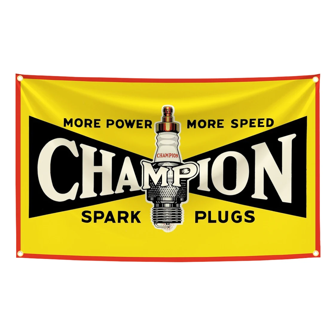 90x150cm C-Champions Spark Plugs Flag Aoto Moto Tapestry Polyester Digital Printing Banner for Garage Wall Decoration