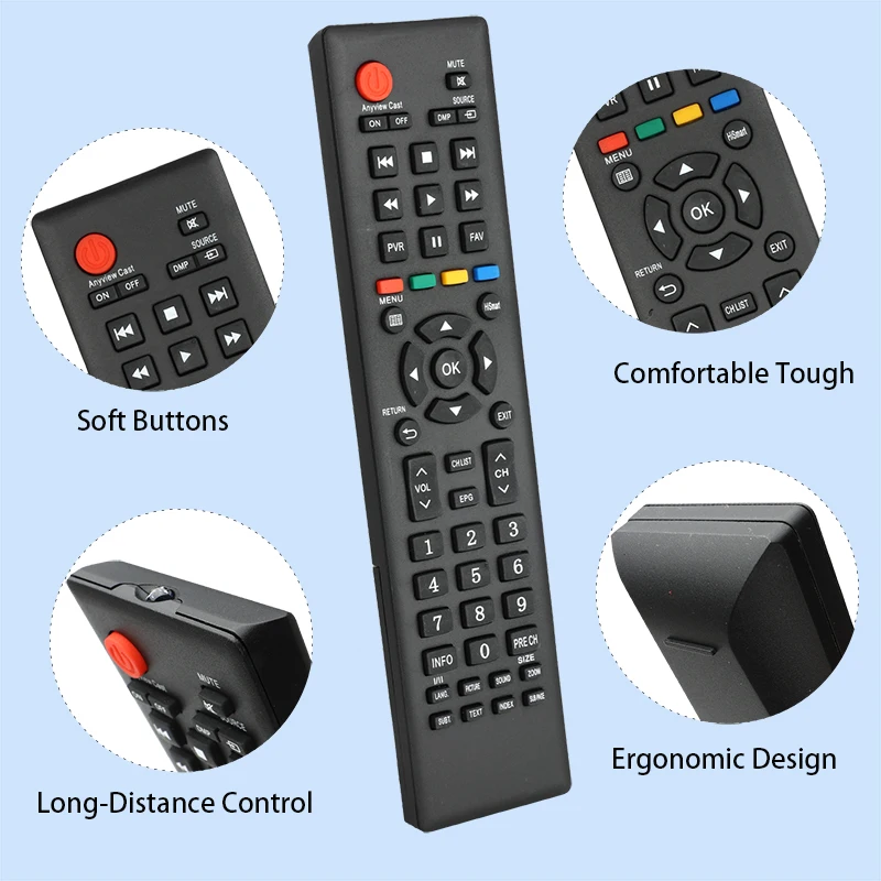 ER-22654HS Remote Control For Hisense LCD TV LHD32K220WCEU LHD32K220WSEU LHD32K220WTEU LTDN40K220WCEU LTDN40K220WSEU