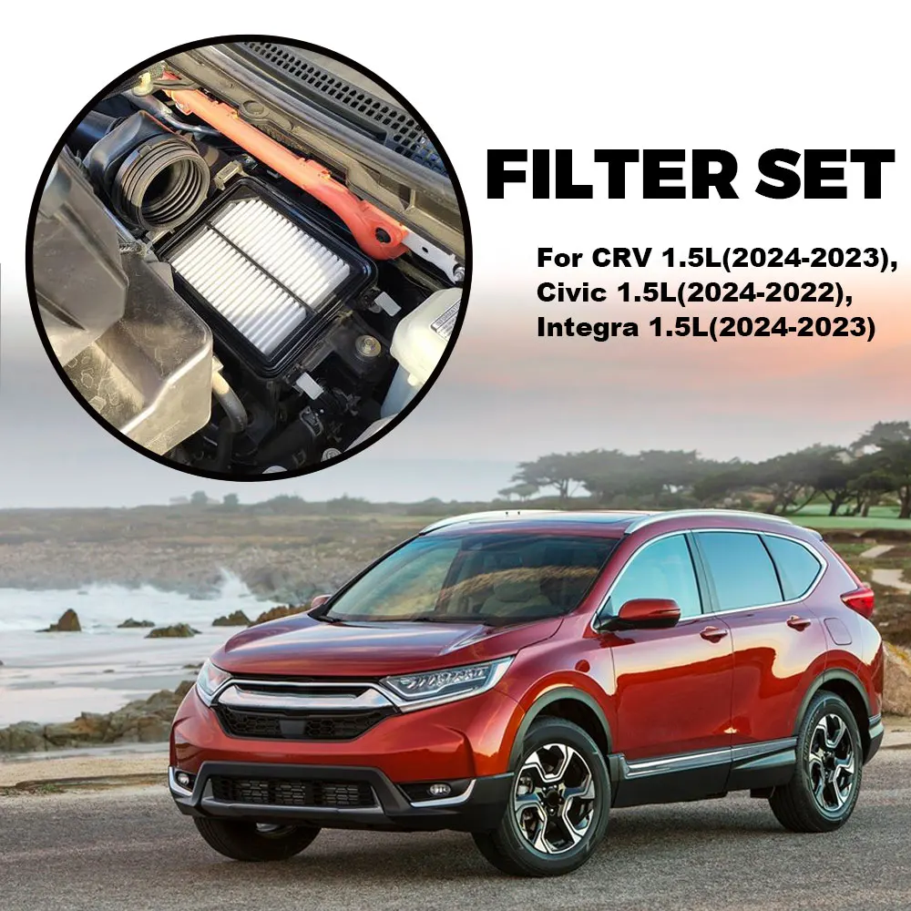 

Engine Air Cleaner Flow Filter For Honda CR-V 1.5T 2022 INSPIRE CU 2023 BREEZE ACCORD 11th CIVIC ZR-V 1722064AA00