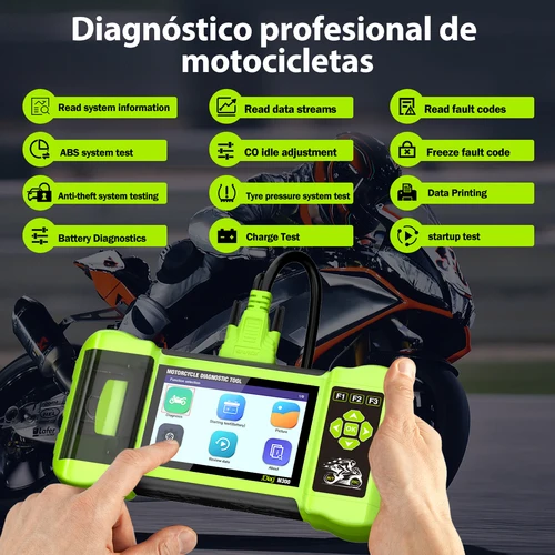 Imagen 2 del producto Escáner OBD2 JDiag M300 para BMW, Yamaha, Harley, Honda, KTM, Ducati, escáner de motocicletas, lector de códigos de falla, herramienta de diagnóstico de motor ABS para motocicletas