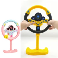 Electric Simulated Driving Steering Three-Dimensional Portable Wheel Copilot Toy Light And Sound Educational Children's Gifts 4