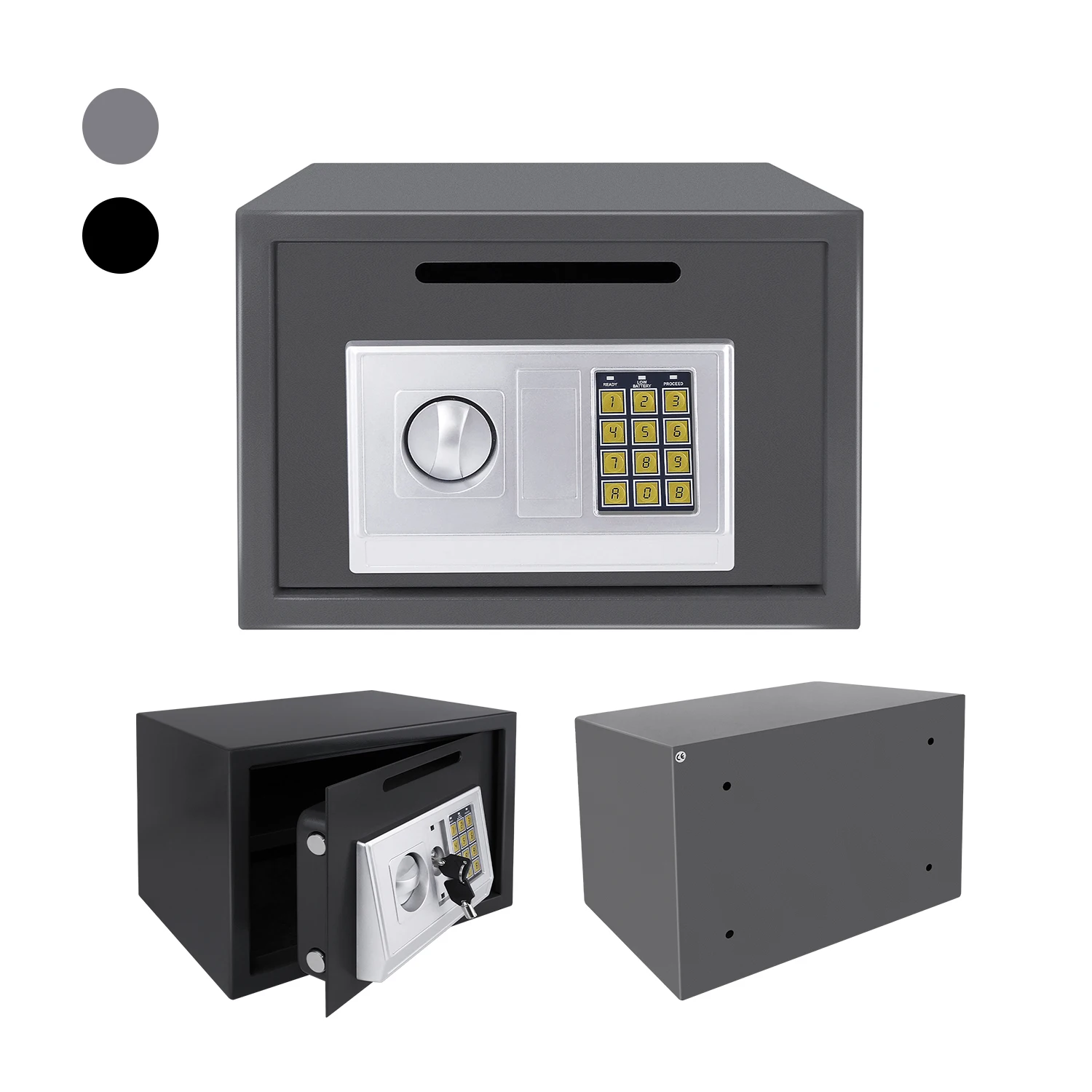 16L كبيرة الحجم Stahl-Safebox 2 دليل Überschryfungsschlüssel آمنة Elektronische seguridad فور المنزل مكتب النقدية