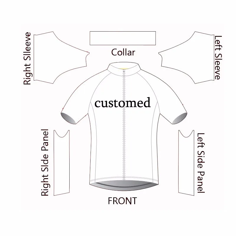 Customize Cycling Jersey Custom Cycling clothing All Colors And Letters And Patterns