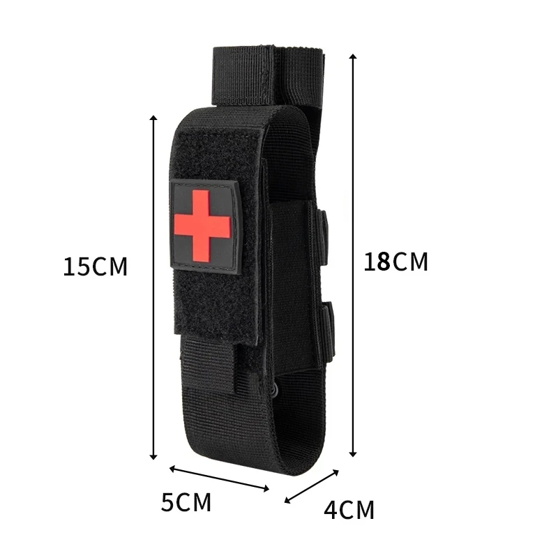 New Tactical Cat First Aid Nylon Tourniquet Pouch Single Pistol Mag Bag Case Outdoor Hunting Knife Holster Medical Scissor Packs