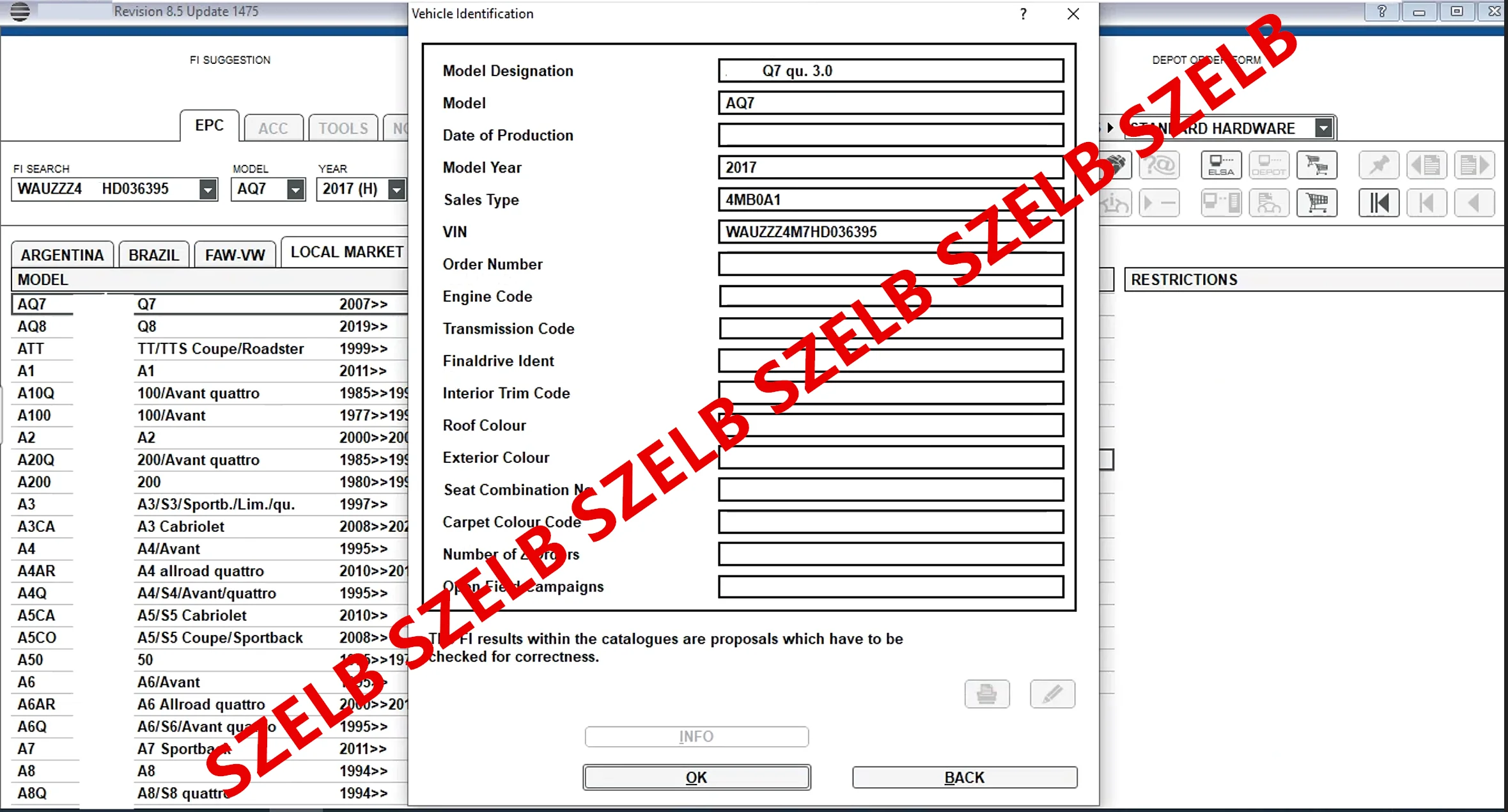 ETKA8.3+ELSA6.0 latest maintenance software Zmoli Dio Nova for V/W+AU/DI electronic parts catalog free installation+video
