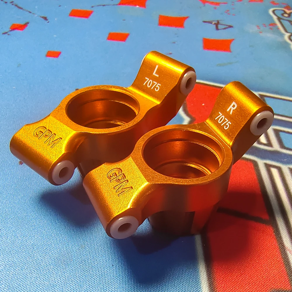 

GPM for Traxxas 1/8 MAXX SLASH 6S 102076-4 1/10 MAXX 1.0 2.0 WideMaxx 4S Metal Alloy Rear Hub Rear Stub Axle Carriers 8952 10252