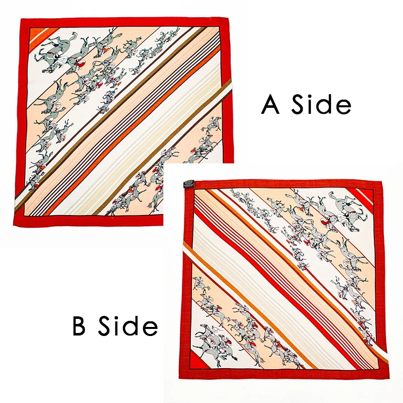 

Зимний квадратный шарф с принтом лошади, женские банданы с двусторонним принтом, сумка для одежды, аксессуары для мамы, любовника, Рождественский подарок