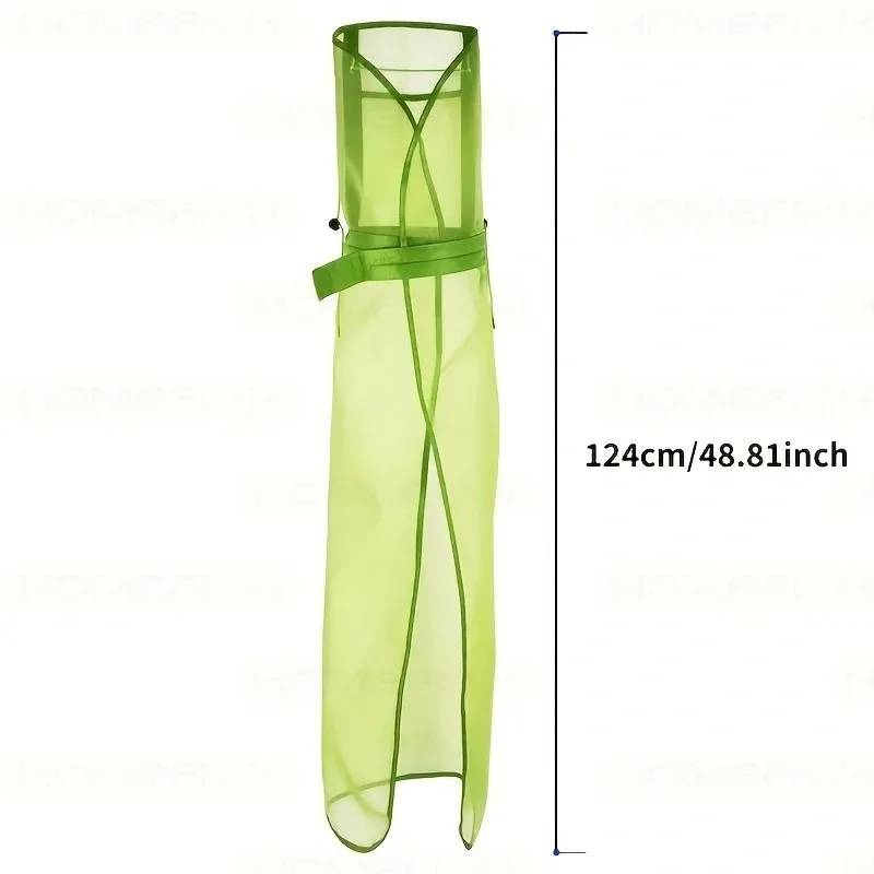 Trimmer Shoulder Harness Breathable Mesh Nylon Strap Mowing Apron With Pockets Full Coverage Workwear For Landscaping Safety Use