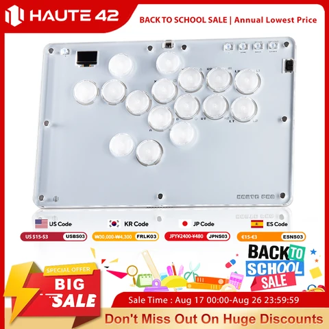 Haute42 Arcade Joystick Hitbox Leverless Controller Keyboard Arcade…
