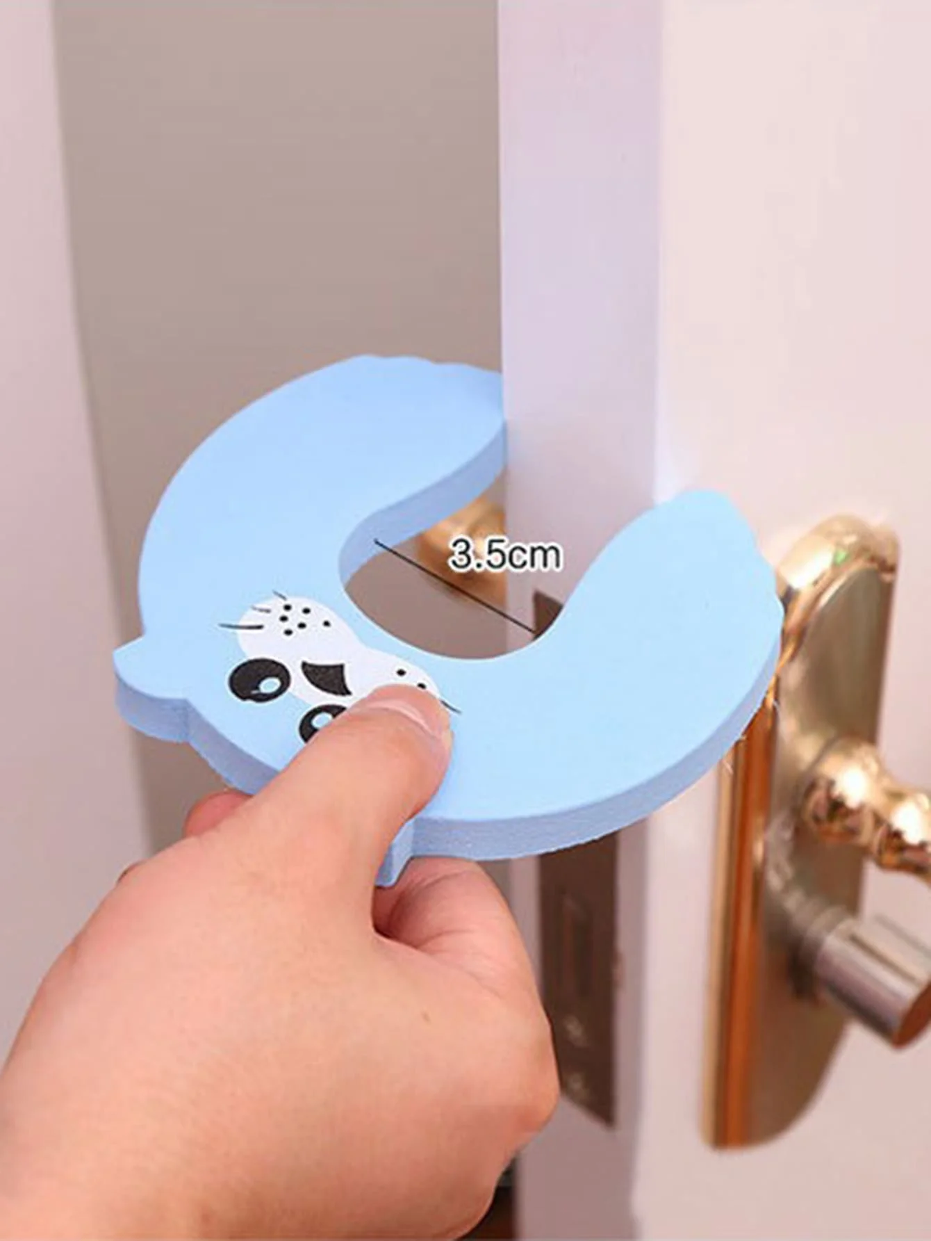 EVA Cartoon Anti-Colisão Door Stop Foam, Clip Porta Plug, 1Pc