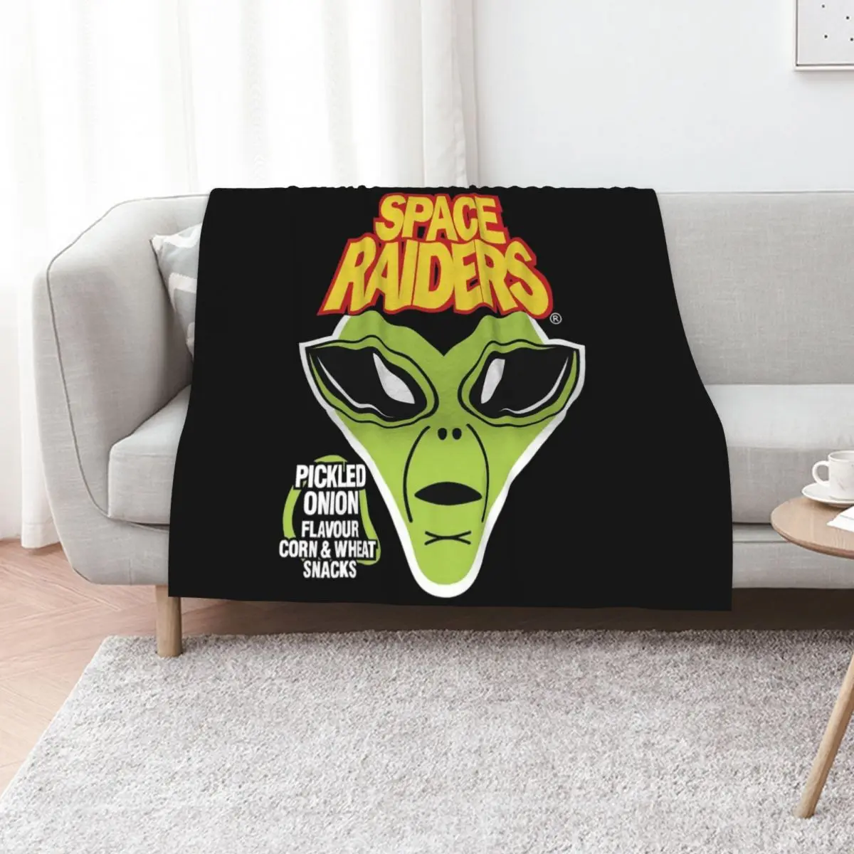 

Space Raiders Classic Throw Blanket Sofa Throw funny gift halloween Camping Blankets