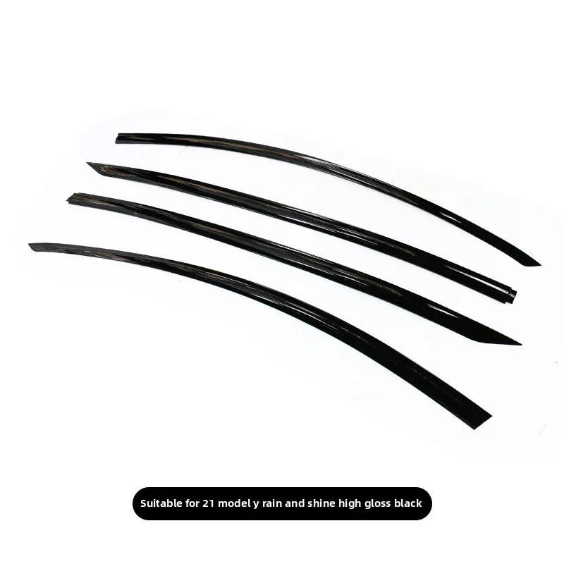 شرائط تزيين نافذة درع المطر الجديدة للطراز Y ملحقات السيارة الخارجية تعديل-درع المطر الحاجب المطر #5