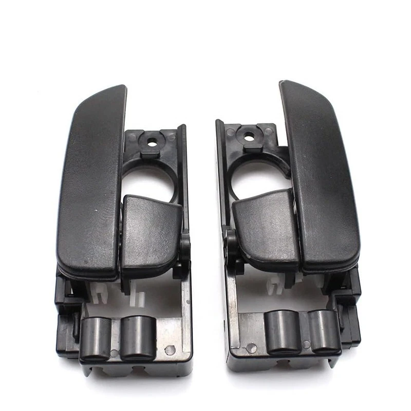 1 Set/4 Pcs Interior Door Handle Black Door Open Handles For Hyundai Accent 2006 2007 2008 2009 2010 2011