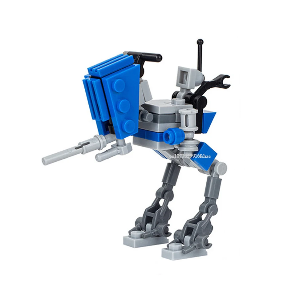 Bloques de construcción de star Movie MOC ATRT para niños, juguete de robot caminante de 49 piezas, regalo de cumpleaños y Navidad