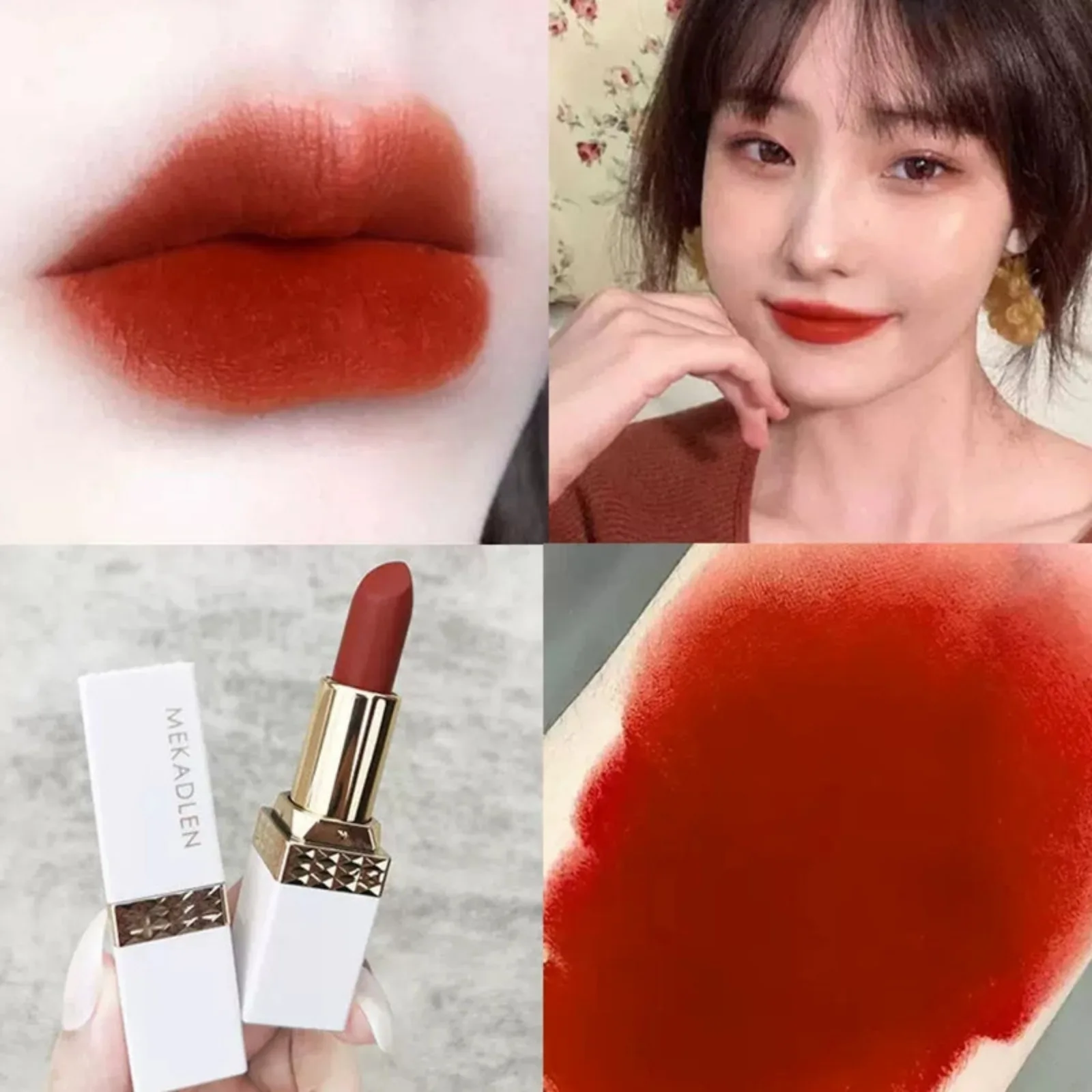 11 Colors Waterproof Nude Matte Lipsticks Long Lasting Lip Stick Not Fading Sexy True Orange Velvet Lipsticks Makeup Cosmetic