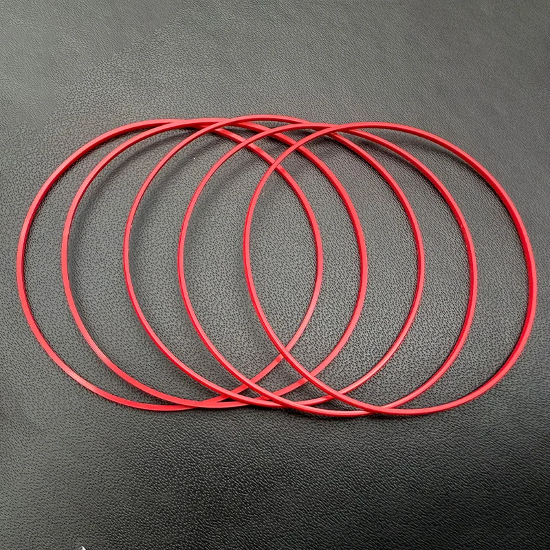 Rote Uhrenrückseite, wasserdichter O-Ring, dick, 0,6 mm Höhe, 0,9 mm Durchmesser, 25–40 mm, T013 T024, Uhrengehäuse, hintere Abdeckung, Dichtungsring-Teile – Detail 9