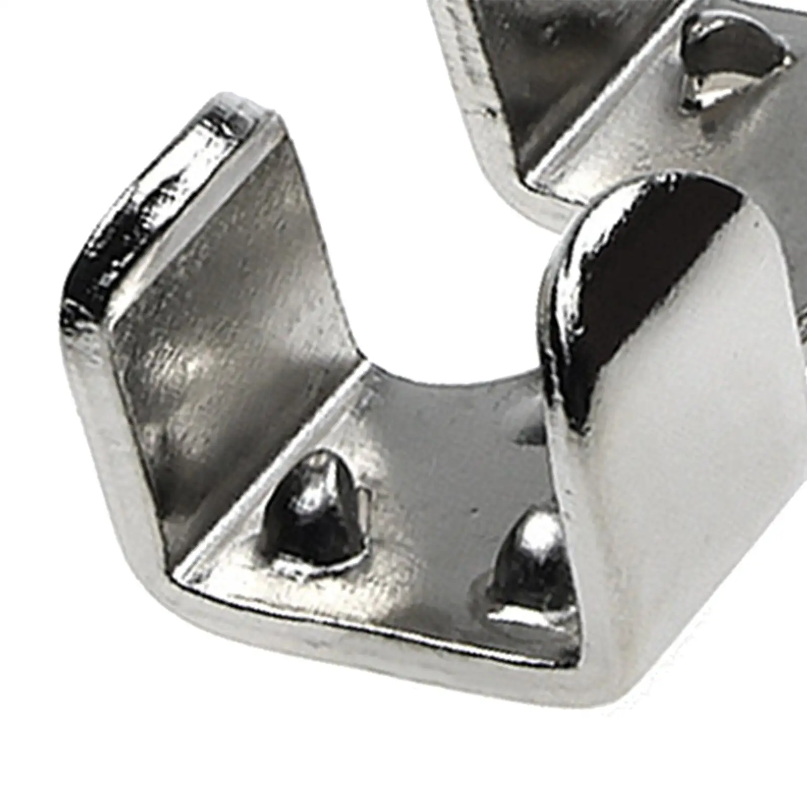 Double Rope Clamp, Metal Loop End Clip Sturdy, Lightweight Cord, Durable Rope