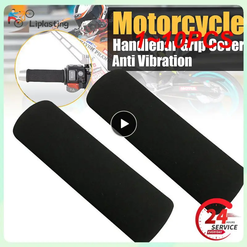 1~10PCS Grip Puppies Motorcycle Grip Covers Foam Comfort Handlebar Grips UK-shipping Handlebar Cover