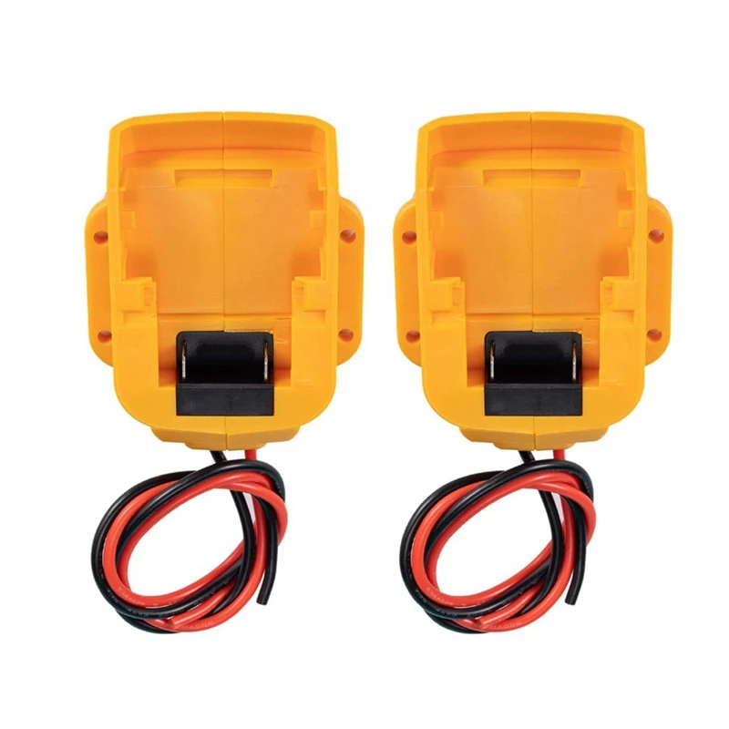 Battery Adapter For Dewalt 20V Battery 18V Dock Power Connector Power Convertor Replacement For DCB205 DCB205-2 DCB204