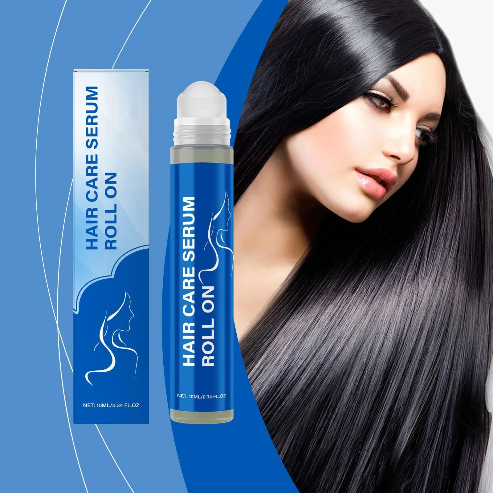 10ml Rosemary Hair Growth Roller Essence Improves Scalp Health  Reduces Hair Breakage Nourishes The Scalp And Hair
