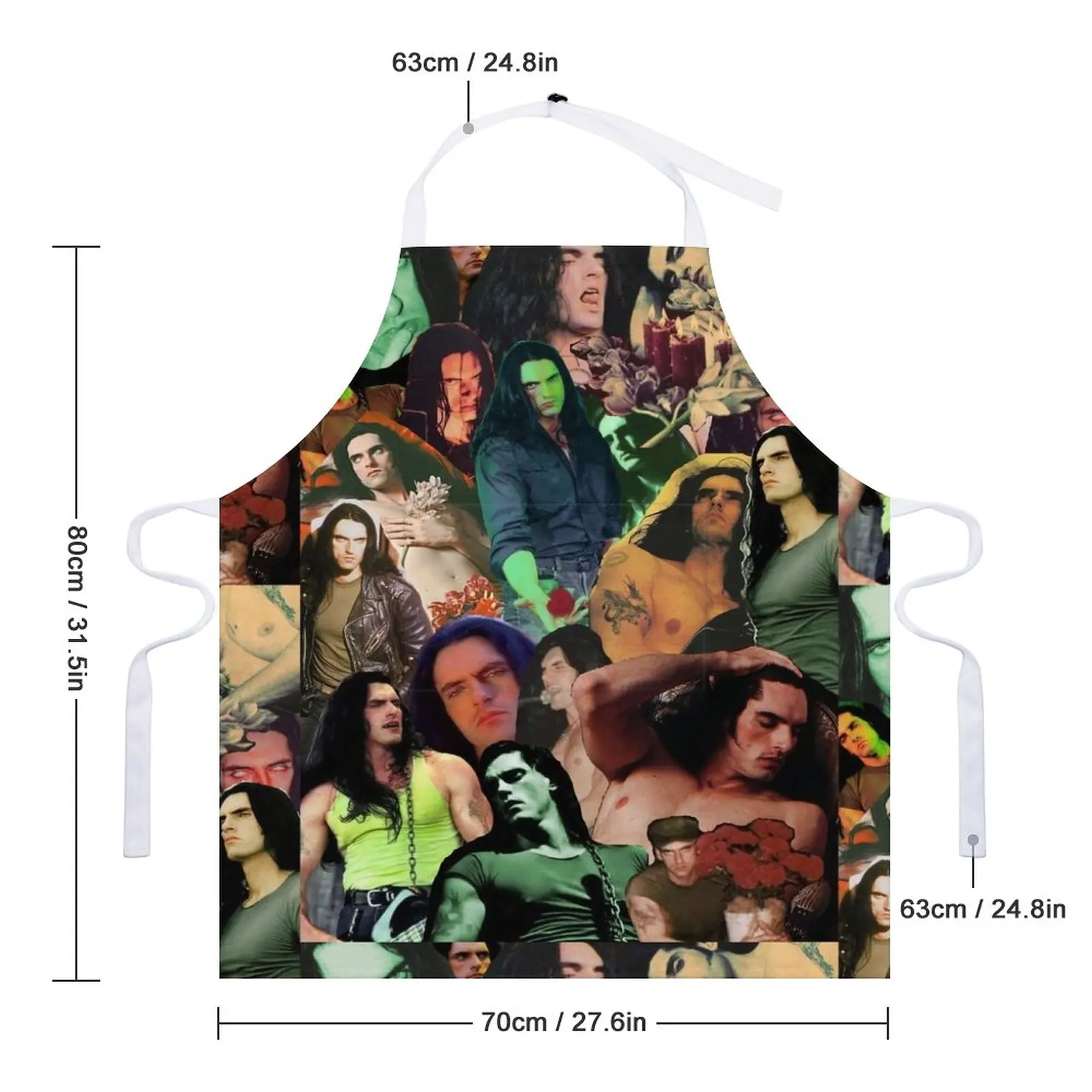 Type O Negative: Peter Steele Dark Goth Collage Edit II Apron Apron For Nail Stylist Nursing Apron