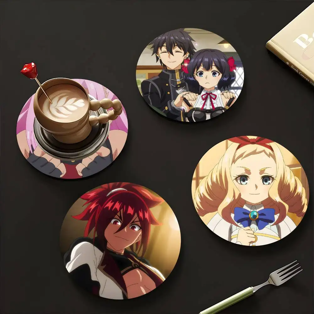 1pc Let This Grieving Soul Retire Wooden Coaster Colour Printing Cup Mat Home Desk Decoration Gifts