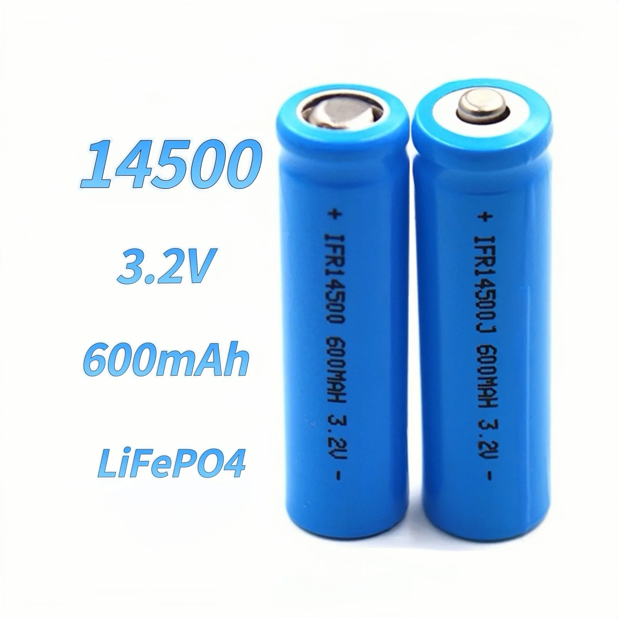 14500 LiFePO4 battery 3.2V 600mAh Lifepo4 Battery Charger for  Shaver Electric toothbrush Flashlight Microphone Toy Mouse