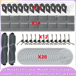 Fit For Dreame L10s Ultra Gen 3, Dreame L30s Pro Ultra Heat,MOVA P10 Pro Ultra/ P10 Pro Ultra Gen 2 Tricut Brush Filter Mop Bag
