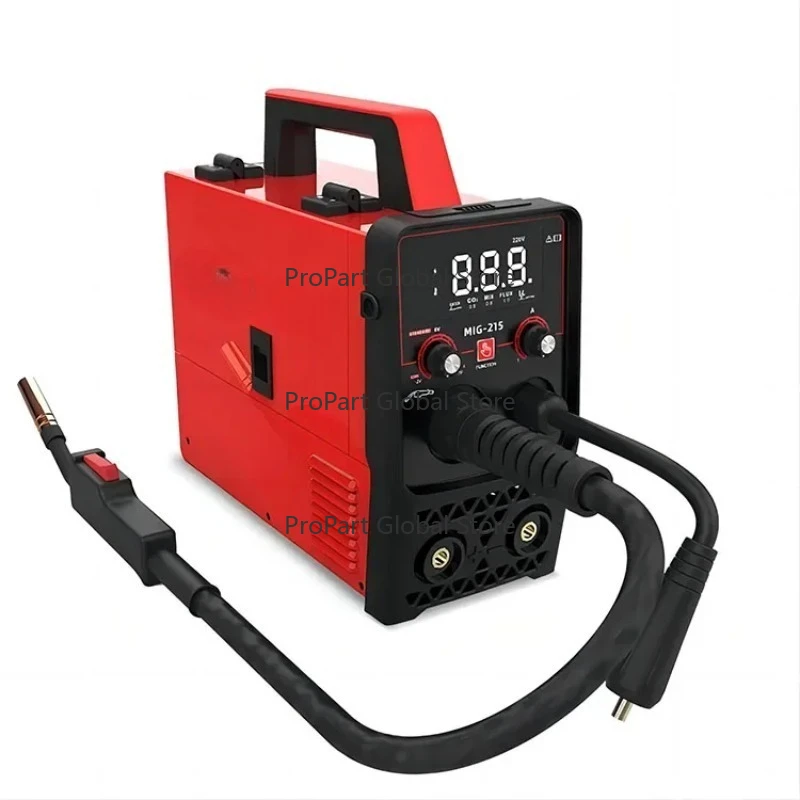 Digital Electric 220V 120A MIG Welder | Gasless Flux Core Wire & ZX7 Stick MMA Soldador, No Gas Required