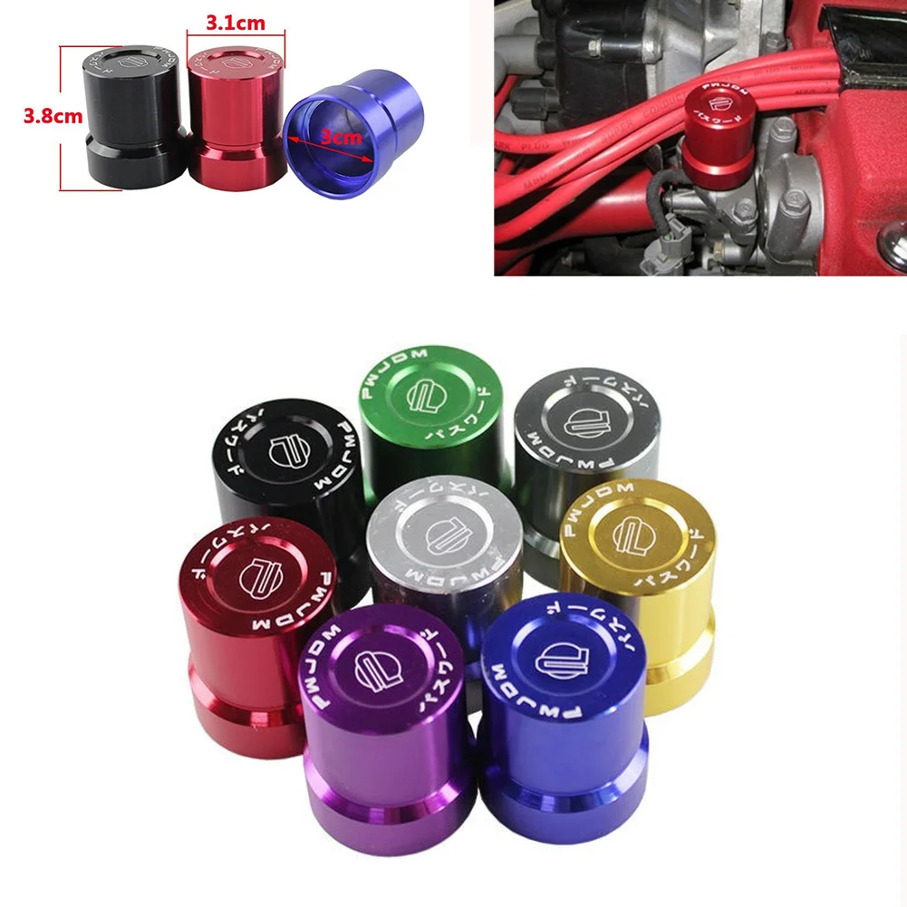 Aluminum Solenoid Valve Cover For Honda B D H Series For Acura For Civic Accord Engine Performance Parts Auto Accessories