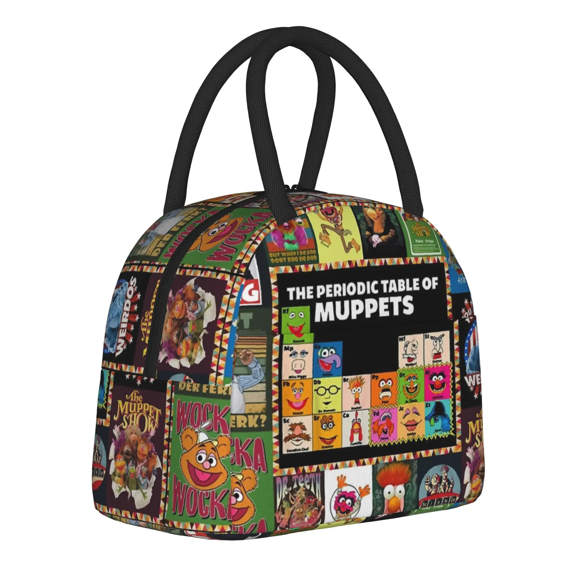 

Muppet Show Insulated Lunch Bags Large Lunch Container Cooler Bag Tote Lunch Box College Outdoor Men Women