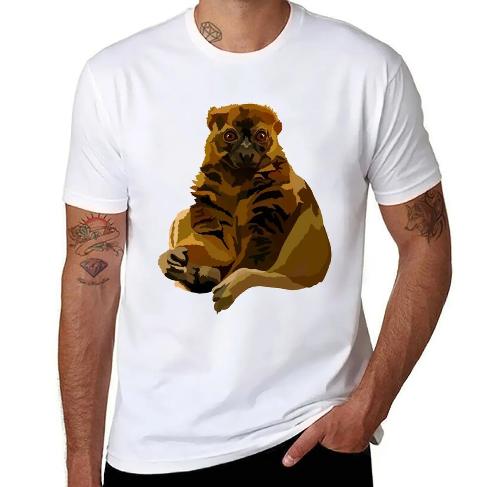 

G is for Greater bamboo lemur T-Shirt t shirt man luxury t shirts for man pack white T-Shirt