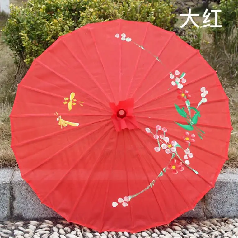 

30pcs Chinese Traditional Silk Umbrella Women Craft Parasol Dance Performance Classical Ceiling Decor Photography Props ni309