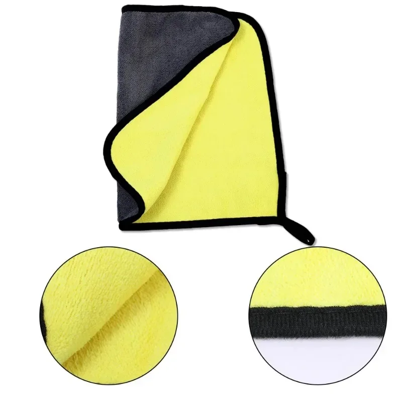 Double Sided Polyester Cleaning Cloth 30x30/40/60cm Multi-purpose Towel Car Window Dish Cleaning Microfiber Absorbent Wipe Cloth