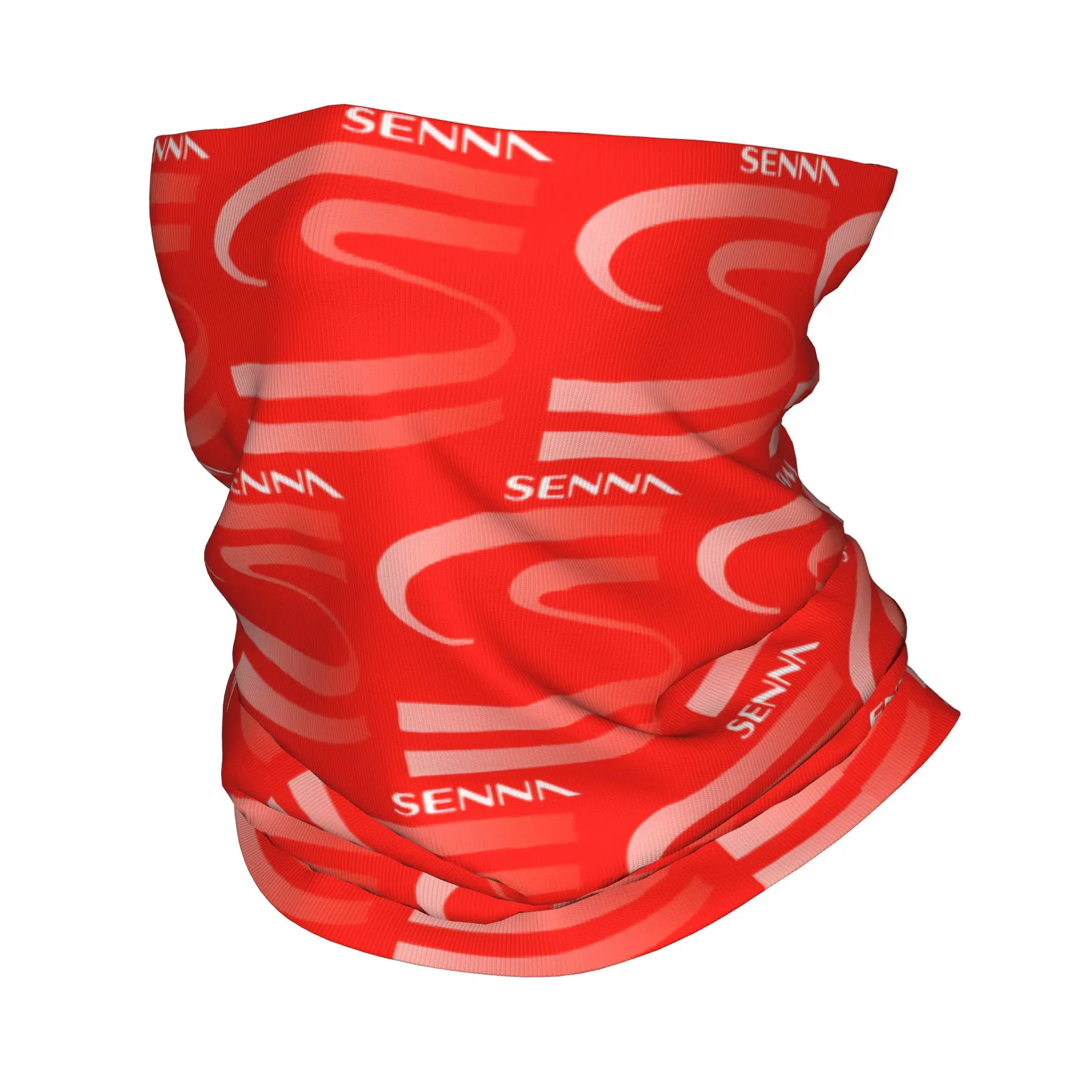 Custom A-Ayrtons Helmet Print Motors Bandana Neck Gaiter UV Protection Face Scarf Cover Women Men Art  Headwear Tube Balaclava