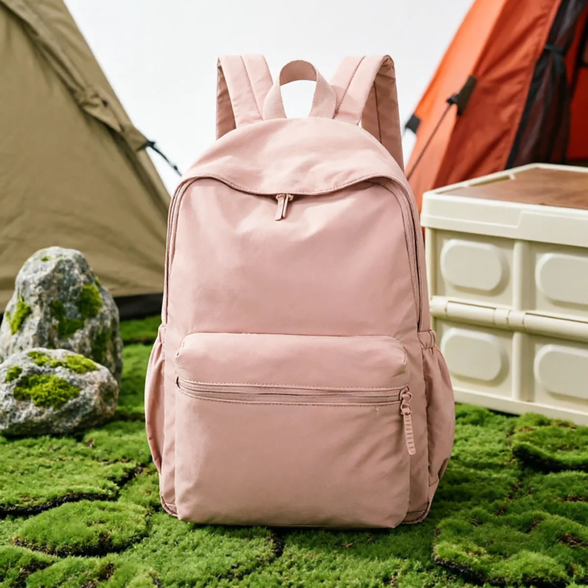 

Simple Backpack for Female Junior High School Students, New Style High School Large-Capacity Lightweight Commuter Computer Backpack for Male College Students