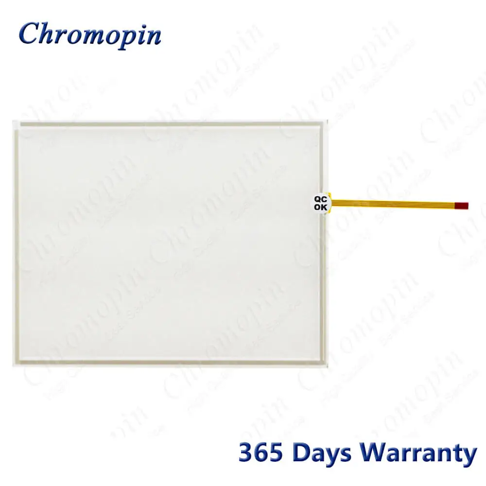 Touch Screen Panel Glass Digitizer for DELTA DOP-B10S511 DOP-B10E515 DOP-B10PE515 Touchscreen and Front Overlay Protective Film