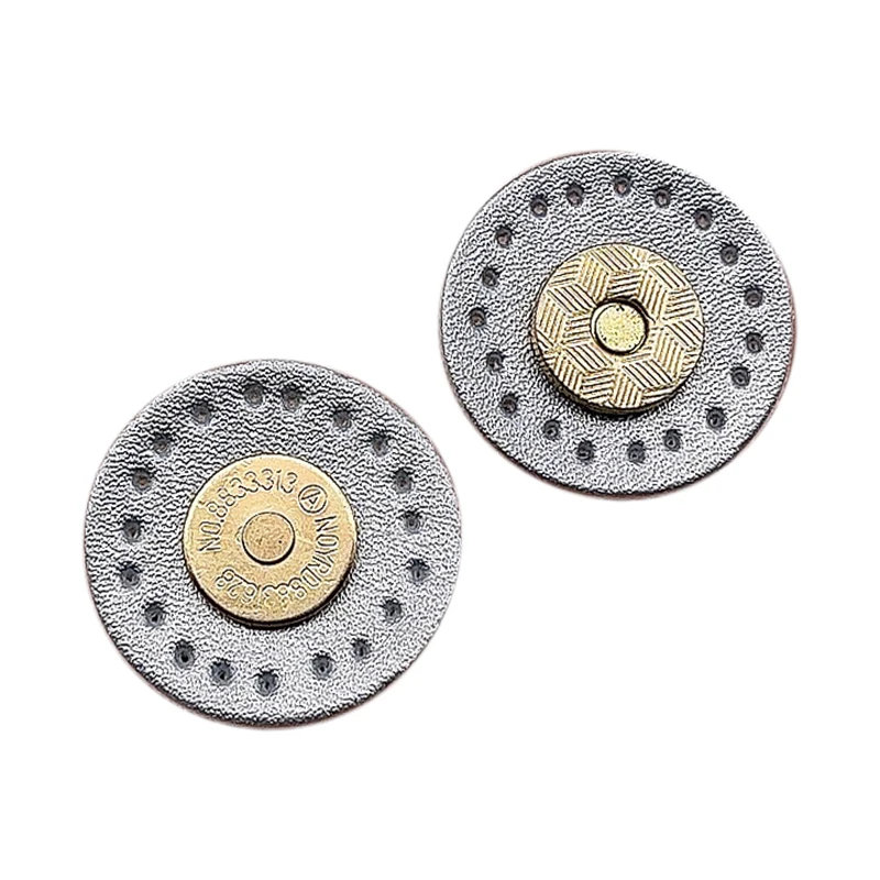 5sets/lot Magnetic Snap Fasteners Clasp Buttons Handbag Purse Wallet Craft Bags Parts Accessories Adsorption LeatherBuckle 30mm