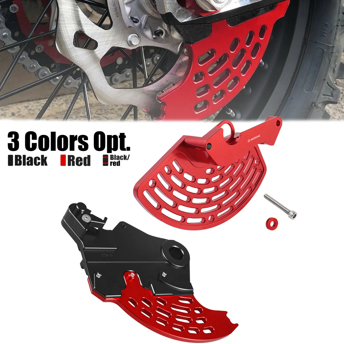 

Motorcycle Front Rear Brake Disc Cover Guard Kit For 2024 Beta RR 300 RR 250 RRS 350 2013-2024 RR-S 390 430 500 2015-2024 RR 125