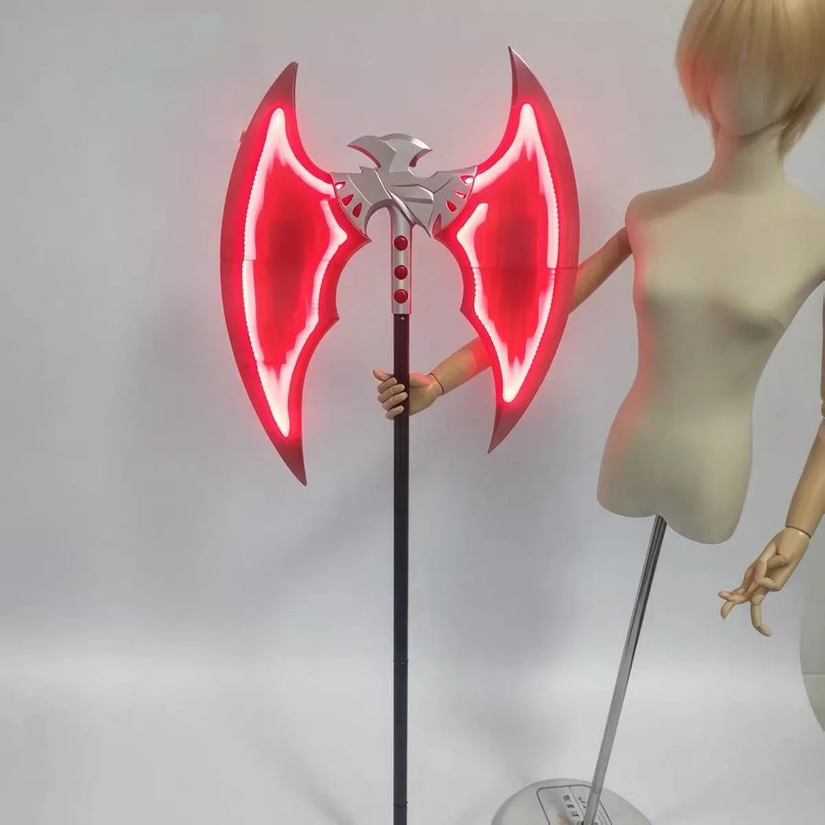 Claret Flint Cos Luminous Axe Weapons Game Zenless Zone Zero Cosplay Prop Halloween Christmas Fancy Party Costume Accessories