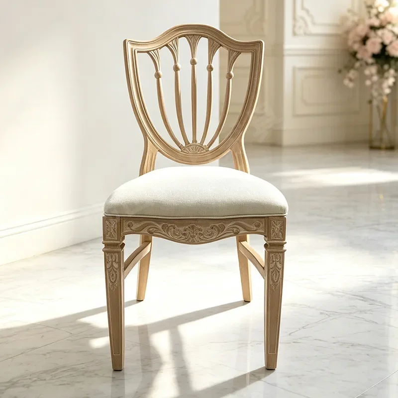 Retro Court Style PP Plastic Back Chair with Wood Grain Finish for Hotel Banquet Wedding Hall Event Seating Furniture